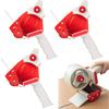 2 Inch Wide Red Packing Tape Dispenser Large Express Packaging Cutter Heavy Duty Tape Holder Shipping Packing Tool Accessory