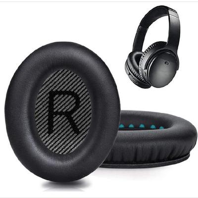 Weiche Proteinleder-Ohrpolster Ohrpolster Kopfhörer Schwamm Polster Abdeckung für QC35/QC35 II Headsets