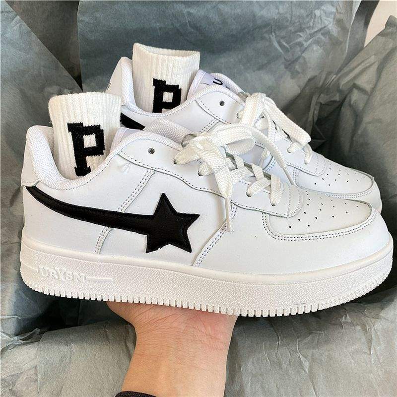 Niche star skateboard shoes men ulzzang couple sports new 39