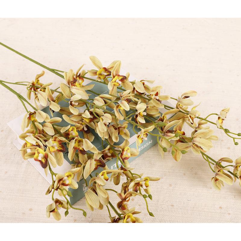 Fake flower decoration simulation mini Vanda orchid wedding three-dimensional home ornament 3D printing simulation small ocean orchid