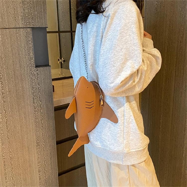 Playful Cartoon Animal Shape Women's PU Shoulder Bags Chain Sling Crossbody Bag