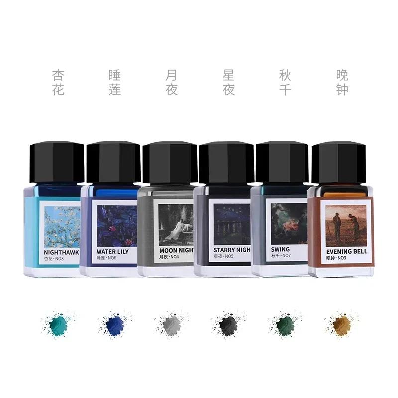 Tramol 30 Colors 18ml Fountain Pen Ink Glass Bottled Refilling Inks Cartridge School Office Ink Supplies Stationery PK JINHAO