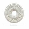 Ceiling Light Base Decorative Medallion PU Material Luxury Interior Decoration