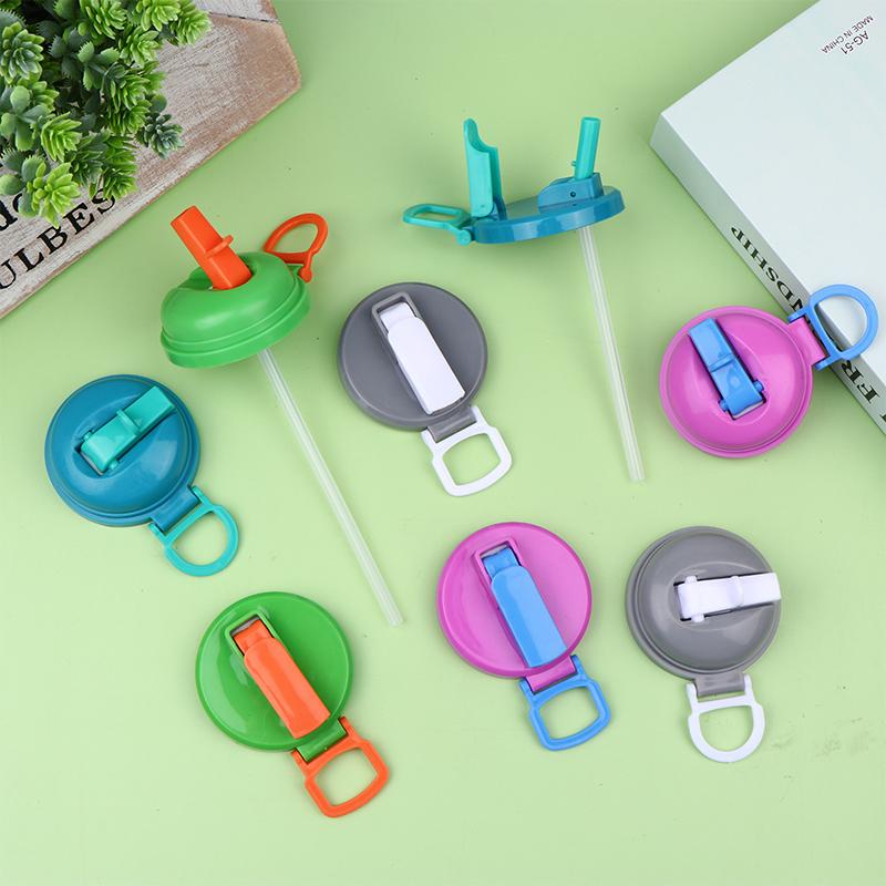 Soda Can Cover With Straw Creative Sealed Plastic Straw Beverage Can Cover Cup Suitable For Canned Beverage Reusable Tank Cover