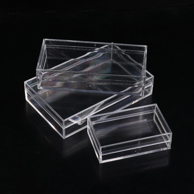 Thickened Rectangular Acrylic Storage Box High Transparency Food Gift Packaging Plant Landscaping Transparent Box