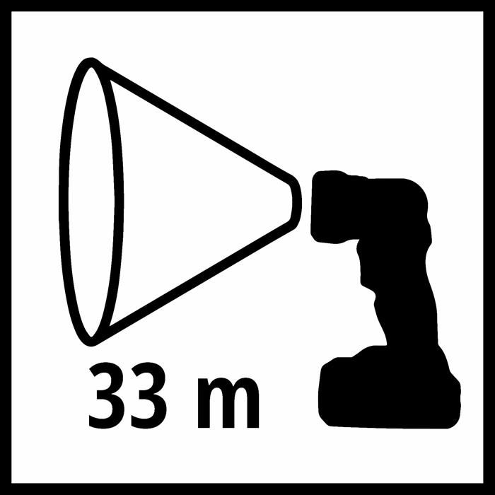 Einhell lampe torche sans fil te-cl 18 li h - solo pxc (18v, flux lumineux : 280 lm) livré sans batterie ni chargeur