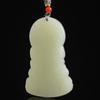 Xinjiang Hotan Jade Guanyin Pendant for Men and Women Safe Jade Pendant Necklace Birthday Gift