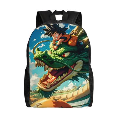 D-Dragon B-Ball Z Gokus Adorable Anime Backpack Men Women College School Students Bookbag Fits 15 Inch Laptop Cute Cartoon Bags