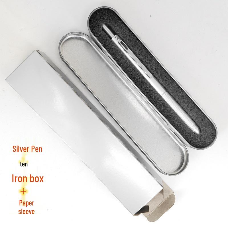 Multifunctional Gravity Sensor Metal Pen: 4-in-1 Ballpoint & Mechanical Pencil for Students, Multicolor