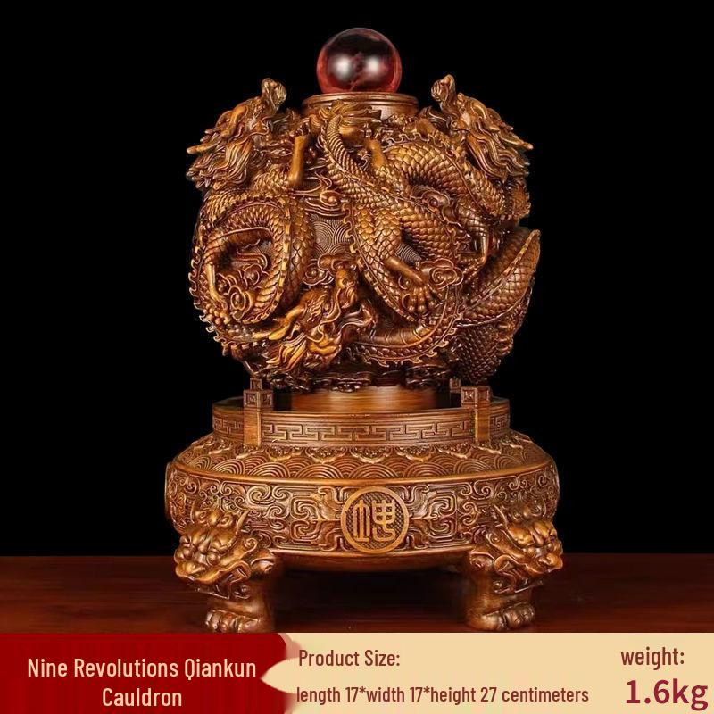 

Best-Selling 2025 Dragon Ding Jade-Inspired Ornament for Home & Office Decor