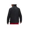 Jordan Alphabet-Aufnäher Zip-Up Stehkragen Arbeitsjacke Herren Oberbekleidung Schwarz DX0599-010