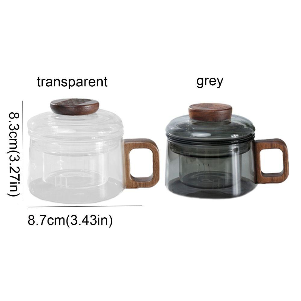 200ml High Borosilicate Glass Tea Cup Anti-Scalding Tea Infuser Cup  Home