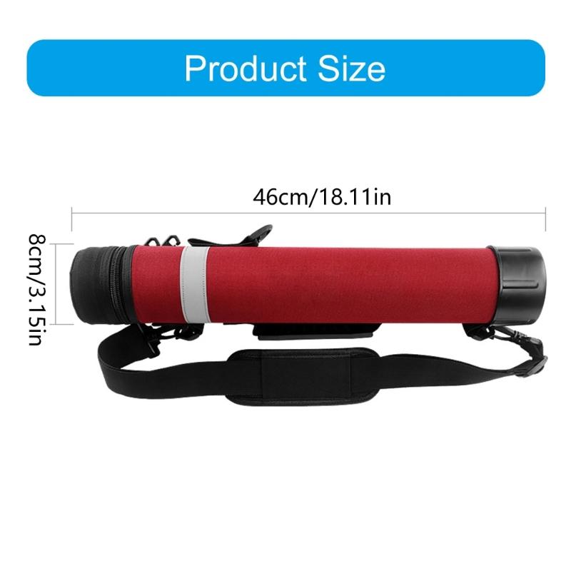 Fly Fishing Rod Case Waterproofs Protective Cover Fishing Poles Storage Bag Fishing Rod Organizers Protector Case