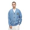 MLB New York Yankees Sweaters Unisex Sky Blue V neck Moderate Other 3AKT00114-50BLL