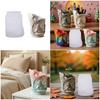 Cute Girl Planter Silicone Mold For Resin Cement Crafts Reusable DIY Flowerpot Design Flower Pot Making Mould