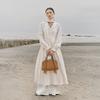 Genuine Vegetable-tanned Leather Bowling Bag for Women, A Retro Commuting Large-capacity Single-shoulder Bag