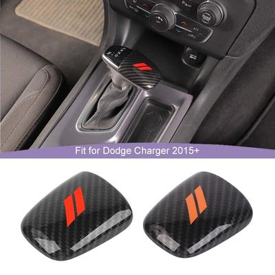 Auto Versnellingspook Paneel Cover Voor Dodge Charger Versnellingspook Beschermende Sticker Voor Dodge Challenger 2015 Up voor Durango 2018 Up ABS Accessoires