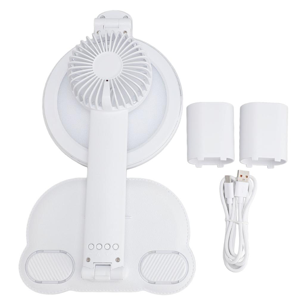 Desk Lamp LED Eye Care Foldable Touch Control Round USB Charging 3 Color Temperature Stepless