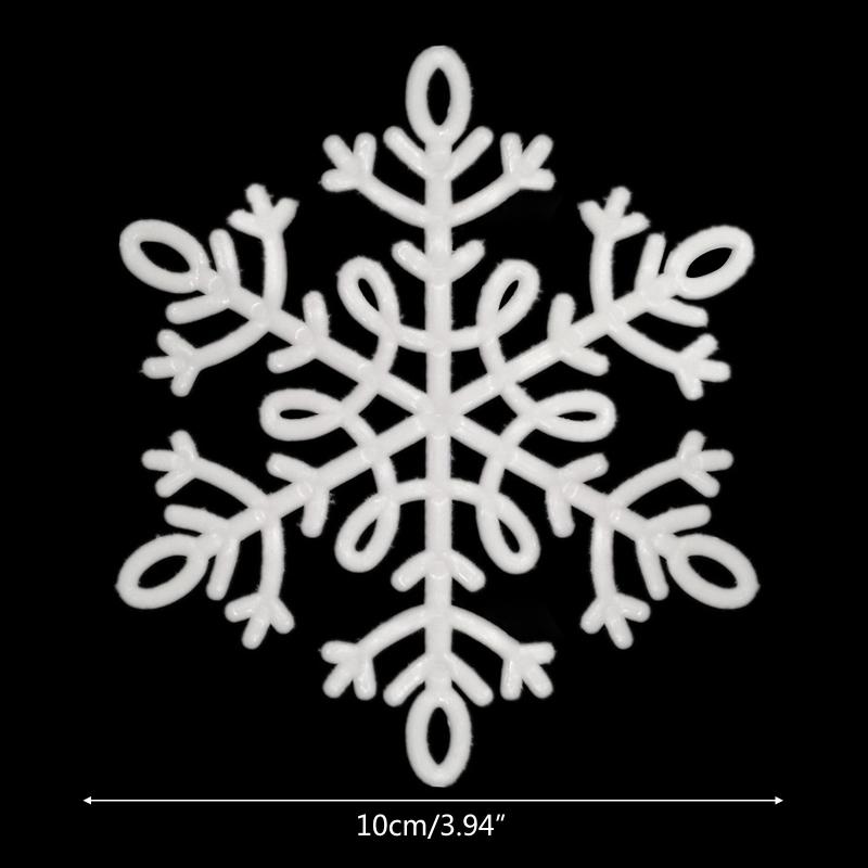 Christmas Snowflake Pendant Pack of 10 for Creative Ornament Living Room Decorat