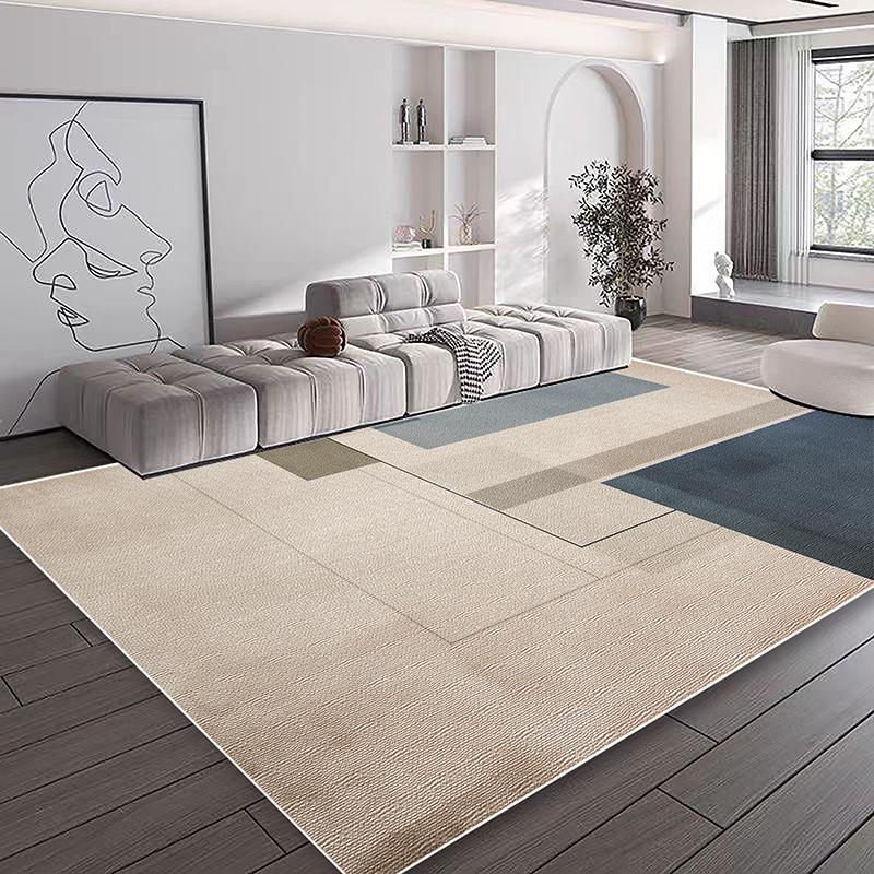 

Modern Off White Carpet for Living Room Decoration Home Sofa Area Non-slip Large Rugs 200x300 Lounge Fashion Washable Floor Mats 100*160cm