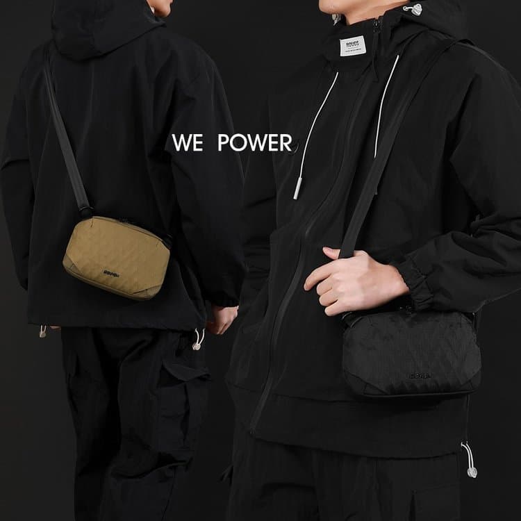 Functional Wind Nylon Crossbody Bag Sports Shoulder Bag