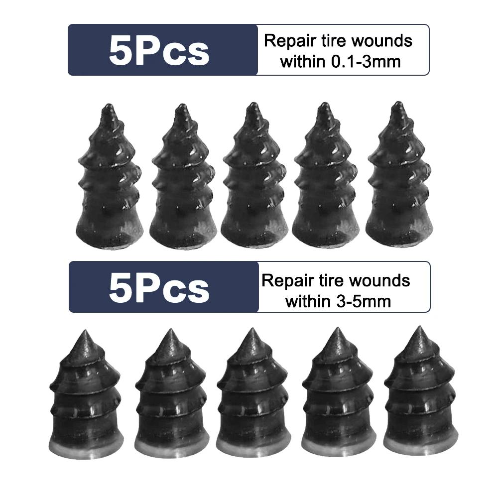 

10/30 шт. Универсальный набор резиновых гвоздей для ремонта шин автомобиля, мотоцикла, грузовика, скутера, велосипеда, инструмент для ремонта проколов шин