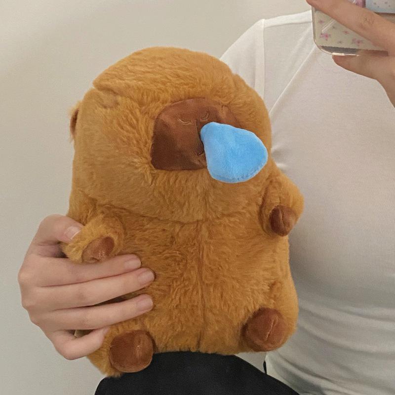 Capybara Plush Snot-Sucking Doll Pillow - Kids' Toy & Claw Machine Gift