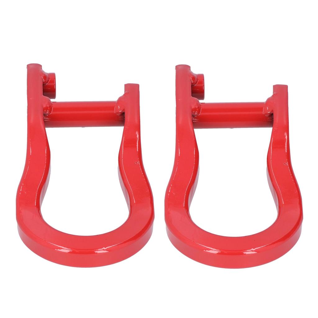 Pair of Red Tow Hook Ring 84192871 Steel Alloy Replacment Fit for Chevrolet Silverado 1500