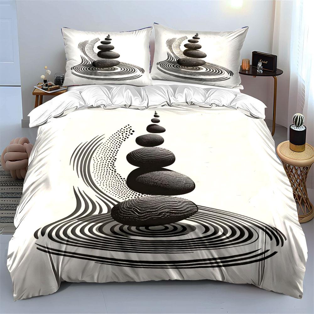Whimsical stone serenity. Bedding sets Duvet covers Pillowcases(1* Duvet Cover 2* Pillowcases without duvet insert)