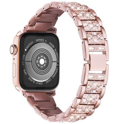 Bling remienok pre Apple Watch remienok 40 mm 44 mm 38 mm 42 mm Dámsky opasok Náramok z nehrdzavejúcej ocele série iWatch 3 4 5 se 6 remienkom
