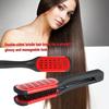 Hair Straightening Comb Double Sided Bristle Hair Brush Clamp Straightener Comb Natural Fibres Styli