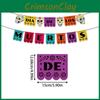 Día De Muertos Skull Themed Party Banner For Festive Scene Celebration Setting