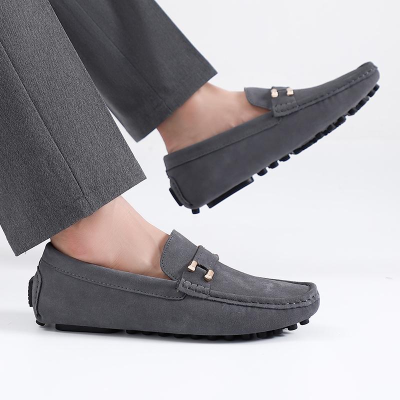 Fashion Shoes Men Casual Shoes Fashion Men Shoes Big size fuzzy Men Loafers Moccasins Slip on Men Flats Male Driving Shoes Bean Boots