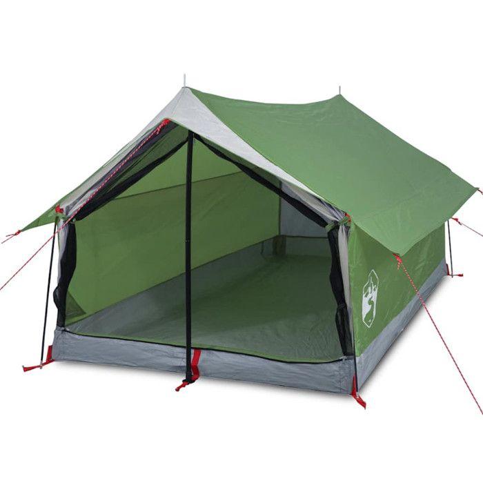 VidaXL 2-person Camping Tent Green 193x122x96 Cm Taffeta 185T 94359