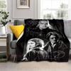 Coperta con Stampa 3D di Lupo Gioco W-Witcher Coperte da Divano per Letti Morbida Calda Coperta Plaid Lupi che Corrono Coperta da Lancio Coperta in Flanella