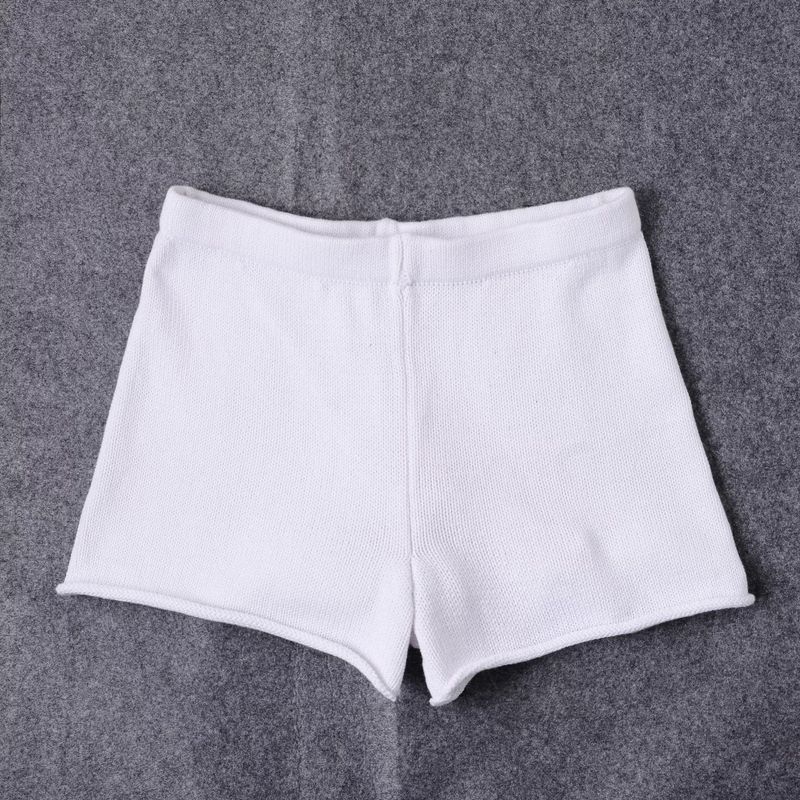 

Instagram High Waist Stretch Slim Looking Hip Beach Shorts White S