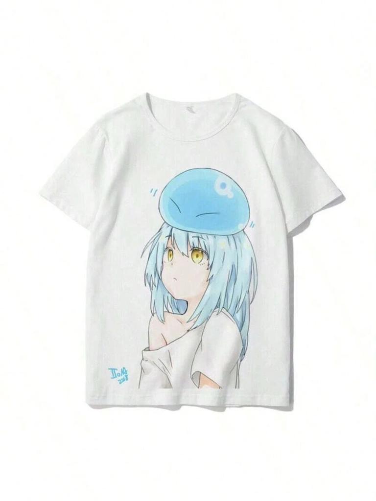 Anime Slime Rimuru T-Shirt Sommer Unisex 3