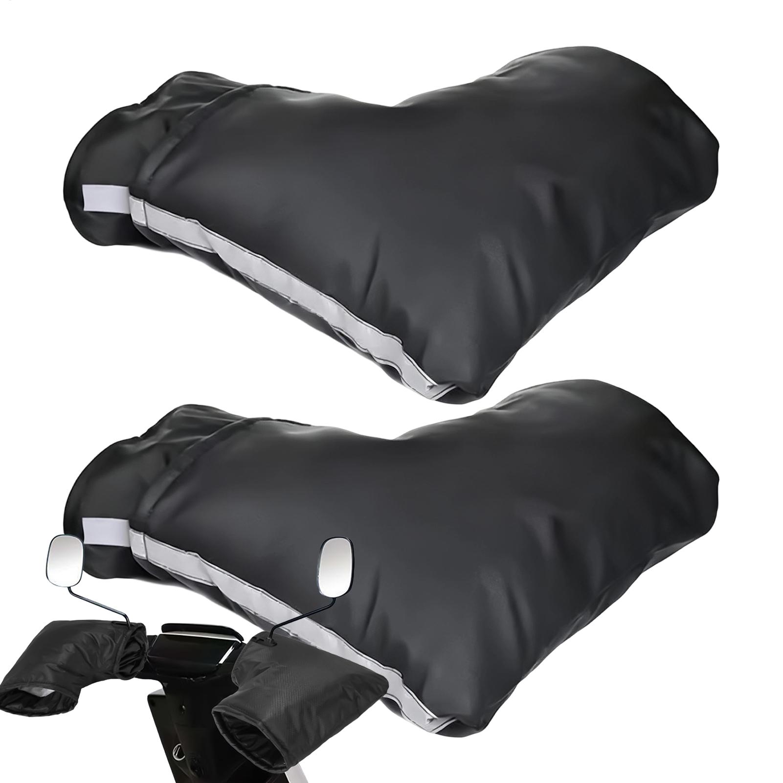 

Motorcycle Handlebar Gloves Warm Bicycle Handlebar Mittens Winter Leather Thickened Velvet Scooter Handle Bar Muffs Waterproof China Mainland