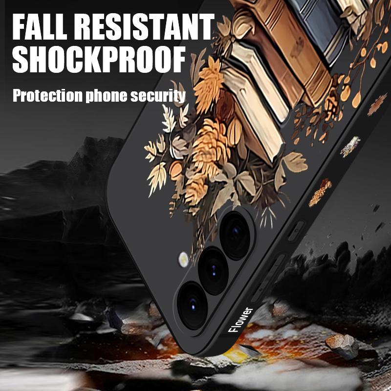 Book Print Case For Samsung Galaxy S24 S25 FE S26 S25 S23 S22 Ultra A17 A56 A16 A55 A25 A15 A36 A54 5G Lanyard Soft Cover