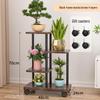Wrought Iron Multi-Layer Tall Indoor Flower Stand for Living Room or Balcony