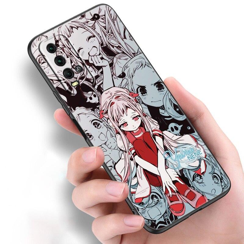 

Чехол с аниме Jibaku Shounen Hanako kun для Xiaomi Redmi Note 11 10 9 8 Pro 11T 10T 10S 9S 8T 9 9A 9C 9T, черный чехол, чехол Redmi Note 11 Pro