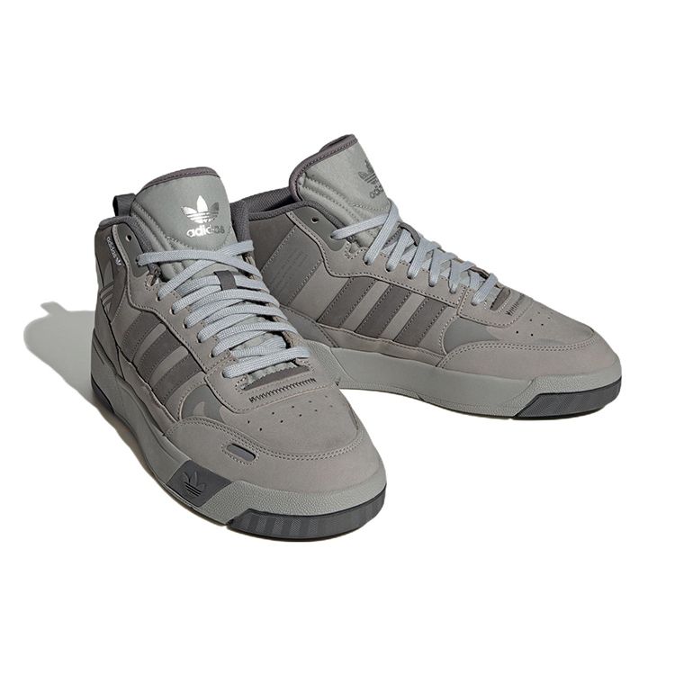 Adidas Originals Post Up Fantasy Dance Trendy Casual Non-Slip Wear-Resistant High-Top Skate Shoes Unisex Skate Shoes Gray ID1671