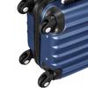 MADERA navy blue 3-in-1 wheeled suitcase set