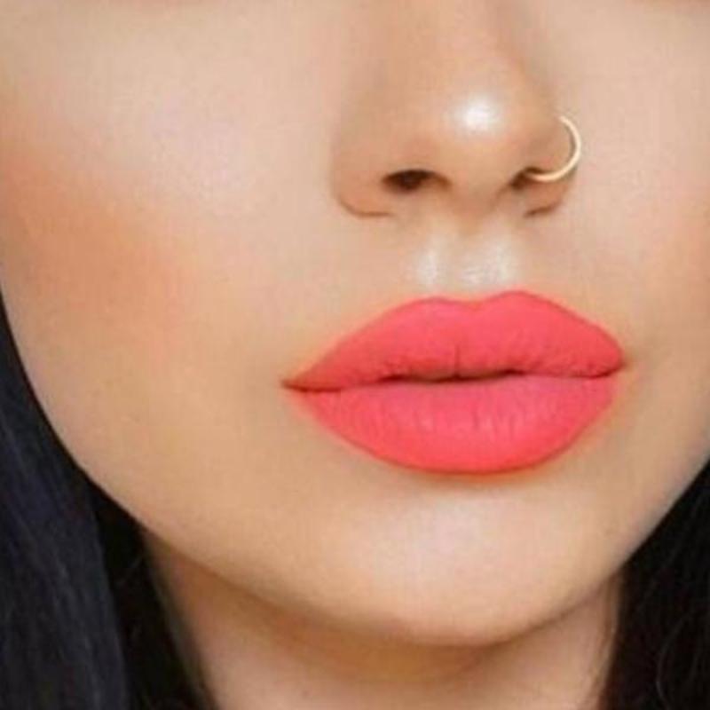 1 Pairs U-shape Fake Nose Ring Gold Color Nose Ring Piercings Fashion Simple Nose Ring Unisex Jewelry Gifts