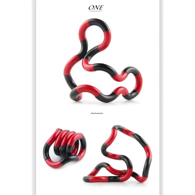 Fidget Spinner Řetízkové Hračky Kroucený Kruh Hračka Pro Dospělé Antistresový Spinner Ruční Hračky Děti Úleva od Stresu Řetízkové DIY Dárky pro Autisty