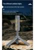 Multi-functional Foldable Camping Flashlight with 720° Stepless Steering and 3-LED All-Terrain Design