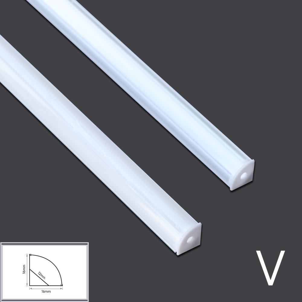 Corner Aluminum Profile Channel For LED Strip Light Ceiling Wall Corner Mounting Holder