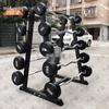 Zhongxun Fixed Rubber-Coated Barbell & Set