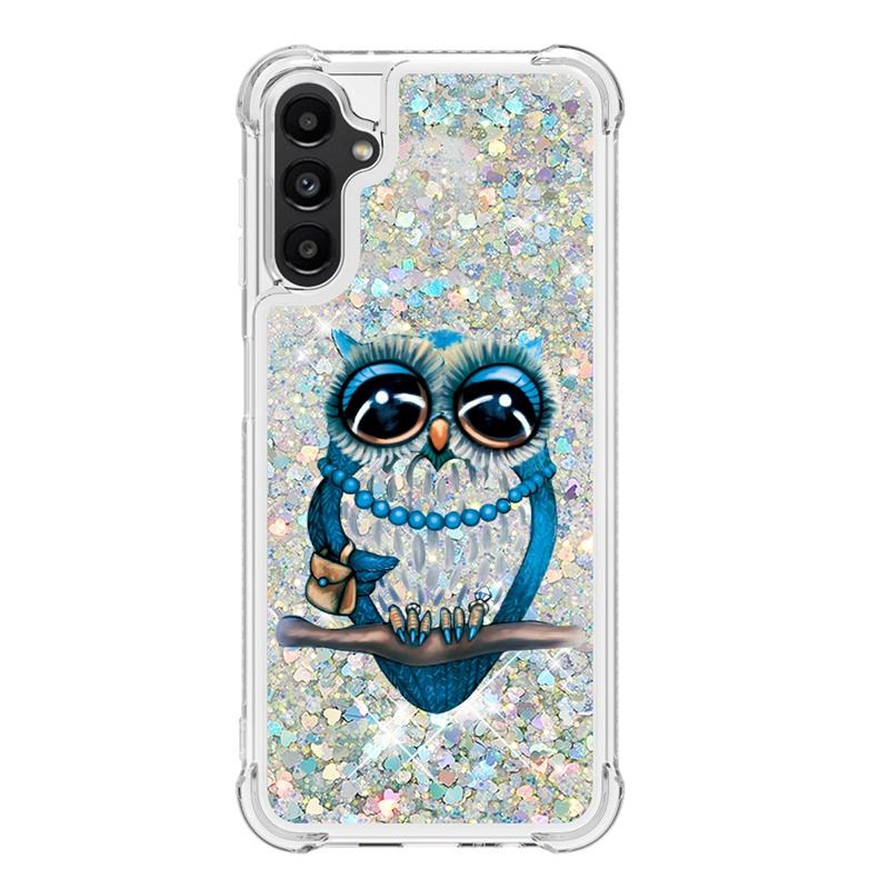 A54 SM-A546B Capa para Samsung Galaxy A54 Capa Desenho Animado Areia Movediça Líquido Dinâmico Capa para Samsung A 54 A34 A14 5G Capas de Telefone