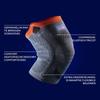 THUASNE SPORT Knee 3D Knit Sports Support comfort without restricting blood anatomical design for ease of side stays for reduced knee ideal for sports